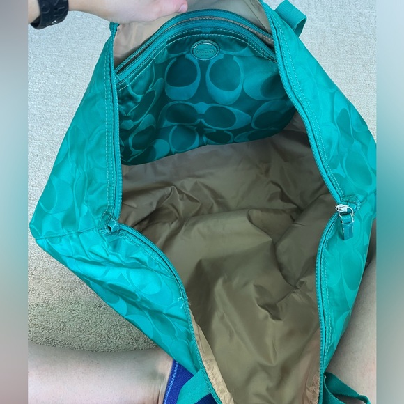 Coach packable nylon weekender tote - Picture 7 of 16